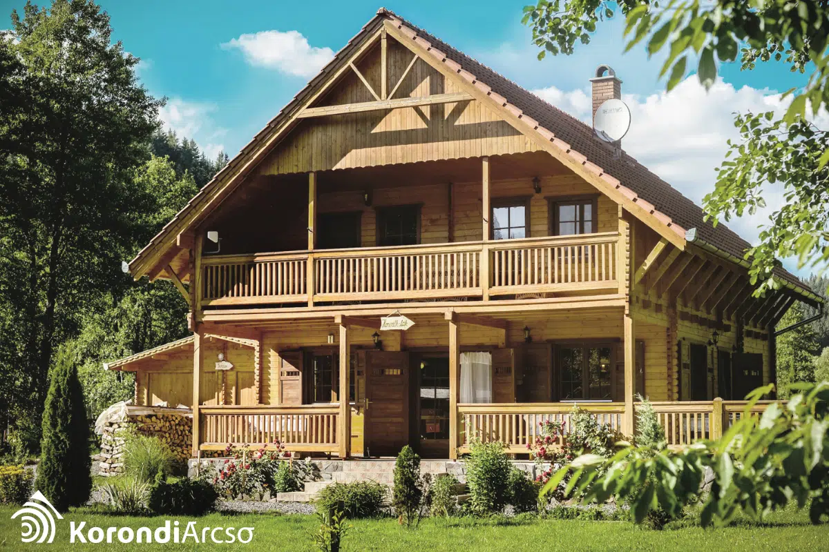 cabana din lemn, casa din lemn - Arcso